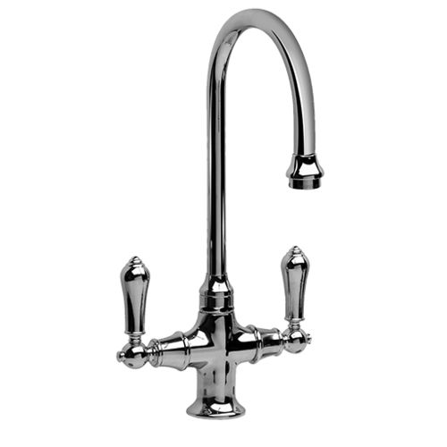 Aufsatz-Zweigriffmischer - E-5250-LM4 - GRAFF - aus verchromtem Metall / Nickel / für Küche