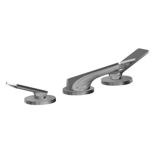 Zweigriffmischer für Waschtisch - E-6310-LM42B - GRAFF - Aufsatz / aus verchromtem Metall / Nickel