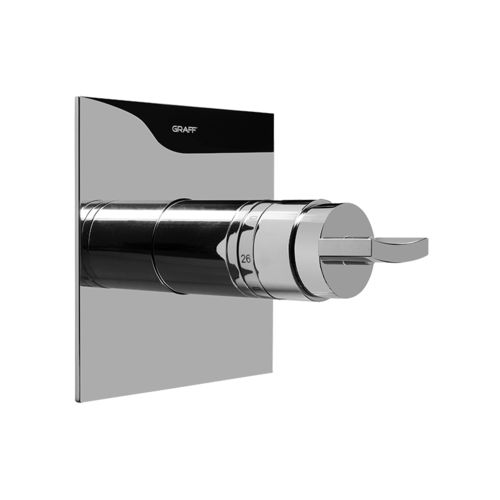 Absperrventil für Dusche - 2356150 - GRAFF - wandmontiert / aus verchromtem Metall / für Badezimmer