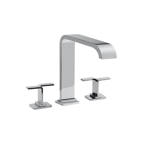 Zweigriffmischer für Waschtisch - E-2311-C9 - GRAFF - Aufsatz / aus verchromtem Metall / Nickel