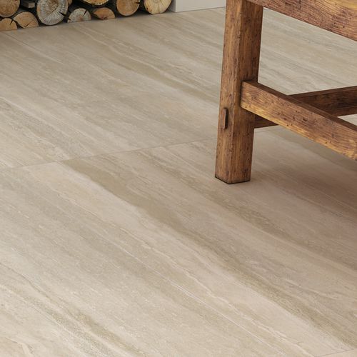 Keramikfliesen - TRAVERTINO CLASSICO - GRANISER CERAMICS - poliert / für Wohnzimmer / für Fußboden