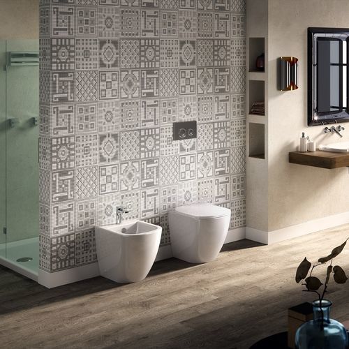 WC in Wandnähe - FASTER - HIDRA - Keramik / für Privatgebrauch / liegend