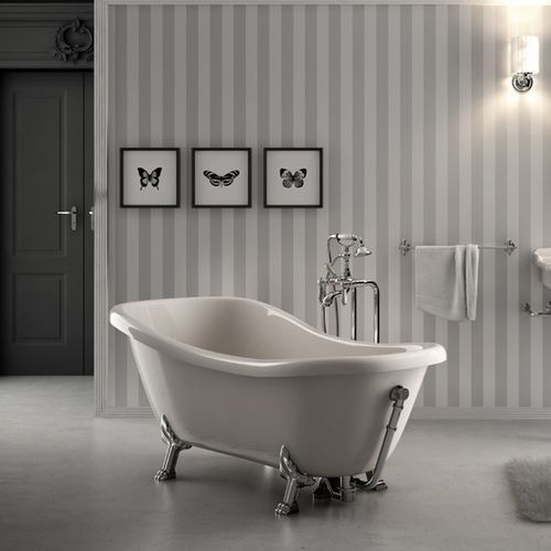 Freistehende Badewanne - ELLADE - HIDRA - für Wohnungen / Glasfaser / Stil