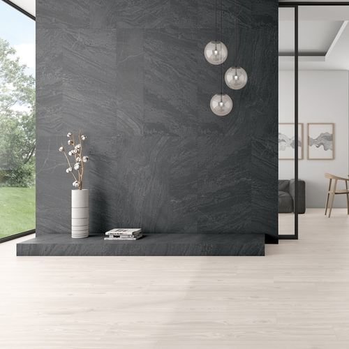 Feinsteinzeugfliesen - SLATESTONE - IBERO PORCELANICO - Struktur / in Perlmuttoptik / für den Innenraum