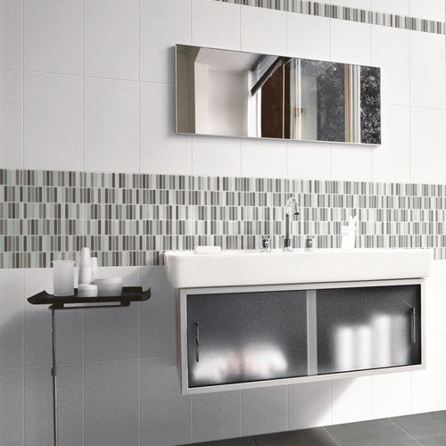 Steingutfliesen - WHITE AND COLOUR - IDEA CERAMICA - für den Innenraum / Wand / rechteckig