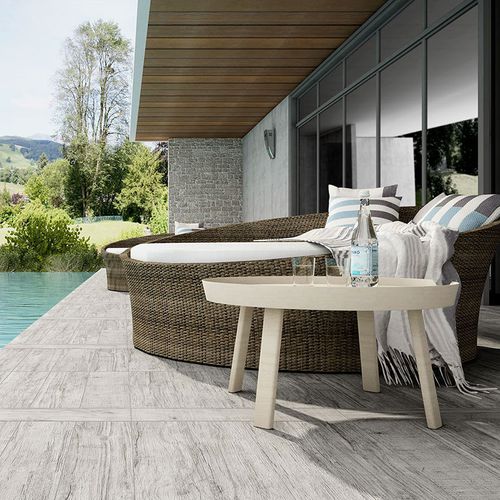 Feinsteinzeugfliesen - OUT&IN - IDEA CERAMICA - matt / für den Innenraum / für Außenbereich