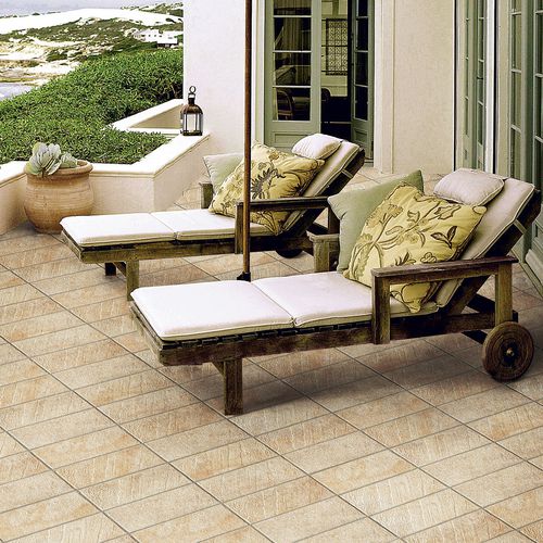 Feinsteinzeugfliesen - BARGELLINA - LA GUGLIA & KIS CERAMICHE - poliert / für Außenbereich / bodenstehend