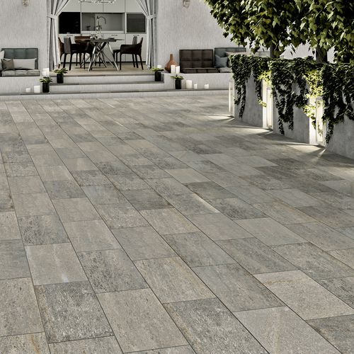 Fliesen für Außenbereich - DOLOMITI - LA GUGLIA & KIS CERAMICHE - bodenstehend / Feinsteinzeug / rechteckig