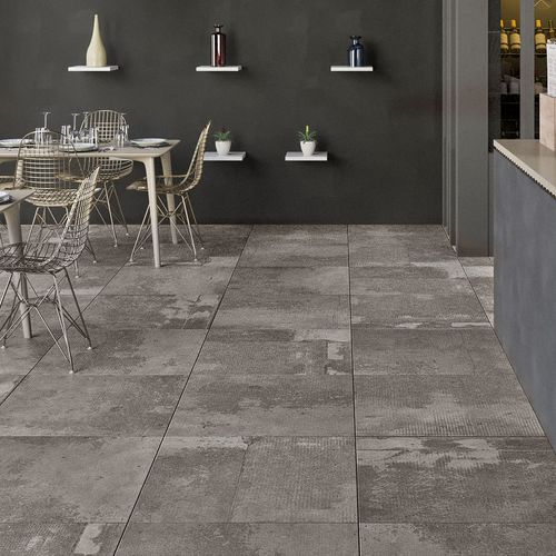 Feinsteinzeugfliesen - PROMENADE - LA GUGLIA & KIS CERAMICHE - poliert / für den Innenraum / bodenstehend
