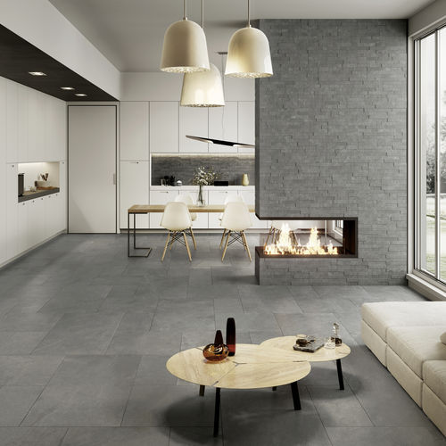 Feinsteinzeugfliesen - CENERE - LA FABBRICA AVA - in Naturoptik / für den Innenraum / für Wohnzimmer