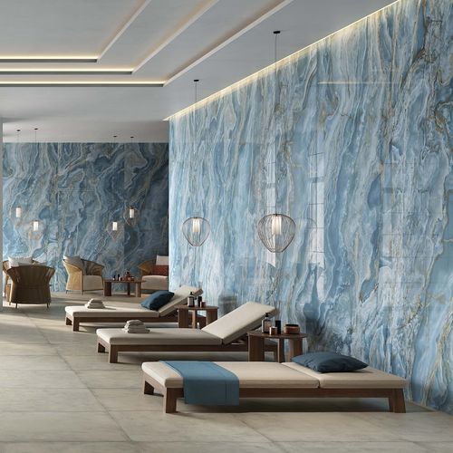 Feinsteinzeugfliesen - COBALTO - LA FABBRICA AVA - Hochglanz / für den Innenraum / für Badezimmer