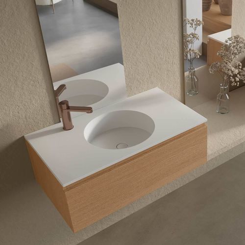 Mineralwerkstoff-Waschtischplatte - TAI - ACQUABELLA