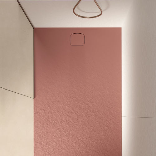 Rechteckige Duschwanne - AREIA SLATE EVO - ACQUABELLA - extraflach / Mineralguss / Polyurethan