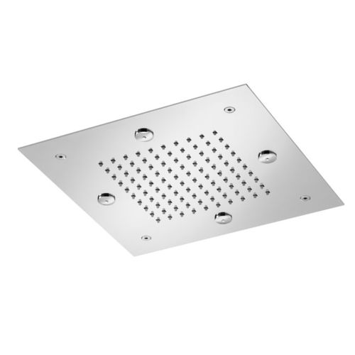 Duschkopf für Deckeneinbau - E044218 - ALMAR - quadratisch / Regenstrahl