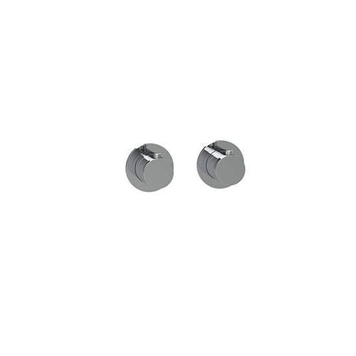 Zweigriffmischer für Duschen - E180131 - ALMAR - wandmontiert / thermostatisch / Metall