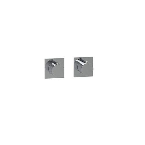 Zweigriffmischer für Duschen - E180182 - ALMAR - wandmontiert / thermostatisch / Metall