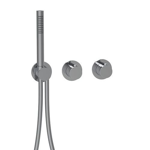 Zweigriffmischer für Duschen - E180133 - ALMAR - wandmontiert / thermostatisch / Metall