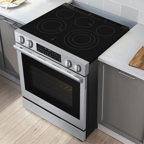 Elektrischer Herd - NSE90H63SRAA - SAMSUNG Home Appliances - für den professionellen Gebrauch / mit 5 Kochfeldern / mit 1 Ofen
