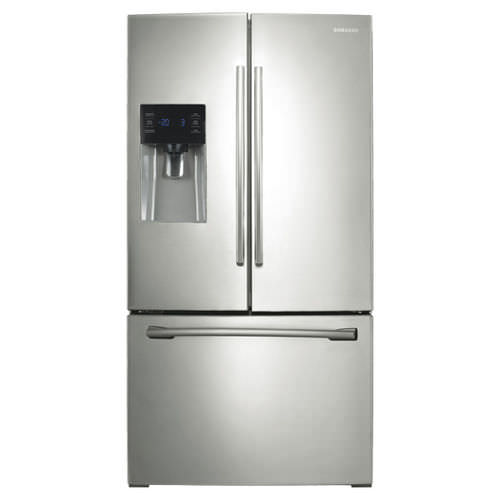 Amerikanischer Kühlschrank - RF263BEAESR/AA - SAMSUNG Home Appliances - für Privatgebrauch / freistehend / Edelstahl
