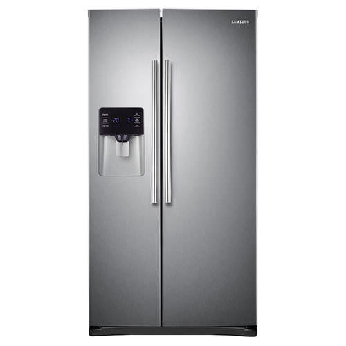 Amerikanischer Kühlschrank - RS25H5121SR/AA - SAMSUNG Home Appliances - für Privatgebrauch / freistehend / Edelstahl