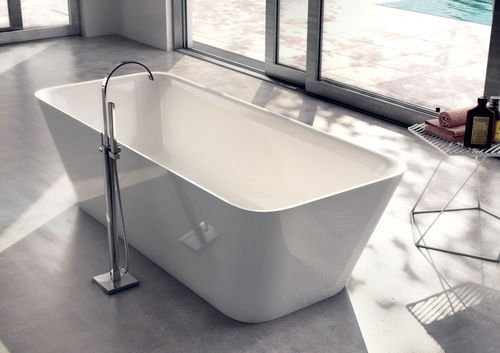 Freistehende Badewanne - SHAPE 01 - LASAIDEA - für Wohnungen / Verbundwerkstoff / modern