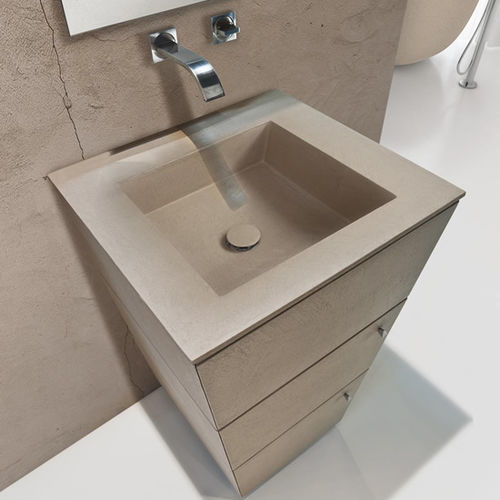 Freistehender Waschtisch-Unterschrank - LIBECCIO 30 - LASAIDEA - Holz / modern / ohne Tür