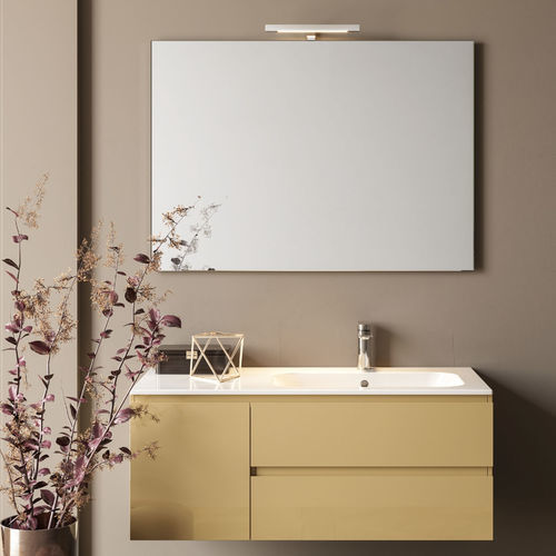 Wandhängender Waschtisch-Unterschrank - XIL C 03 - LASAIDEA - Holz / Keramik / modern
