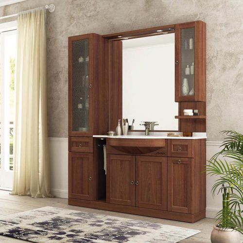 Freistehender Waschtisch-Unterschrank - R208 - LEGNOBAGNO - Eiche / Massivholz / Nussbaum