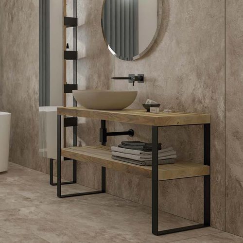 Holz-Waschtischplatte - LIFE 11 - LEGNOBAGNO - Keramik