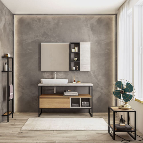 Waschbecken-Unterbau / Metall - URBAN STRUTTURA 04 - LEGNOBAGNO