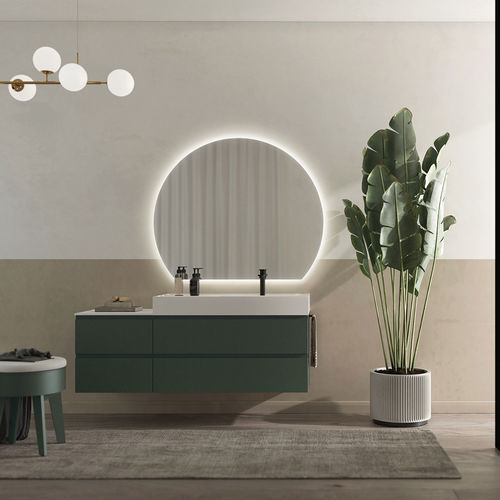 Wandhängender Waschtisch-Unterschrank - FL12 - LEGNOBAGNO - HPL / modern / ohne Tür