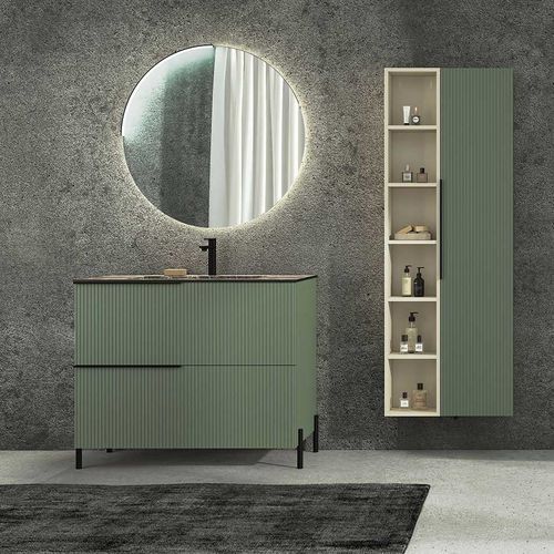 Freistehender Waschtisch-Unterschrank - RT03 Rigato - LEGNOBAGNO - Metall / HPL / modern