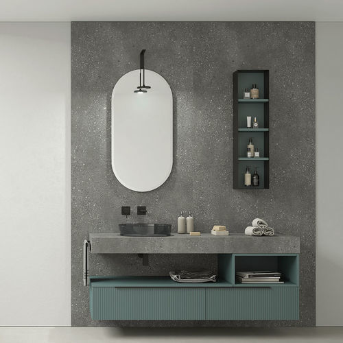 Wandhängender Waschtisch-Unterschrank - RT15 Rigato - LEGNOBAGNO - HPL / modern / ohne Tür
