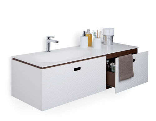 Säulenschrank für Badezimmer - CIACOLE : 8058.21 - LINEABETA - modern / mit Spiegel