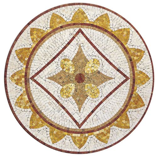 Marmorfliesen - ARTISTIC : CORONA - LITHOS MOSAICO ITALIA - für den Innenraum / bodenstehend / geometrisches Muster