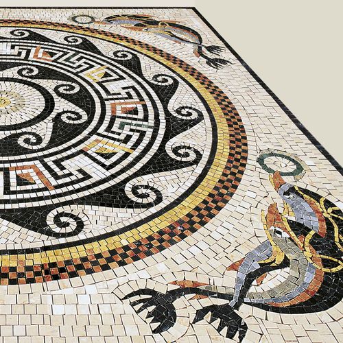 Marmorfliesen - ARTISTIC : DELFINI - LITHOS MOSAICO ITALIA - poliert / matt / für den Innenraum