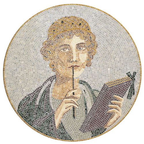 Marmor-Mosaikfliese - ARTISTIC : POMPEI - LITHOS MOSAICO ITALIA - für Küche / für Badezimmer / Boden