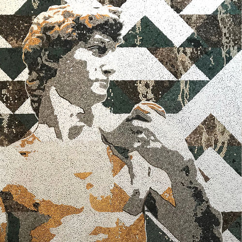 Marmorfliesen - DAVID - LITHOS MOSAICO ITALIA - poliert / für den Innenraum / Wand