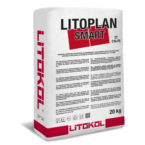 Schrumpffrei-Mörtel - LITOPLAN SMART - LITOKOL - Glätt / selbstklebend / für Beton