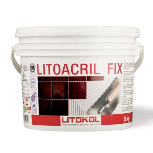 Befestigungs-Klebepaste - LITOACRIL FIX - LITOKOL - für Gips / für Zement / für Beton
