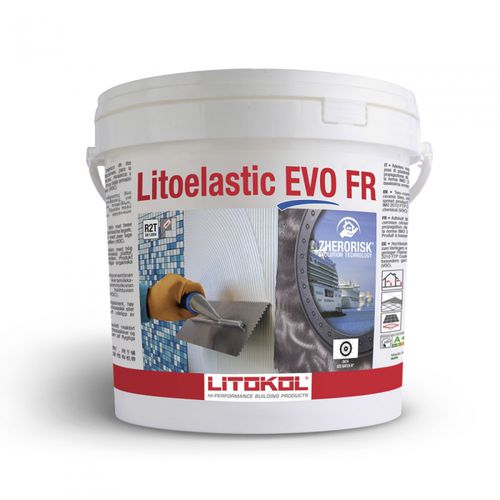 Befestigungs-Klebepaste - LITOELASTIC EVO FR - LITOKOL - für Gips / für Zement / für Beton
