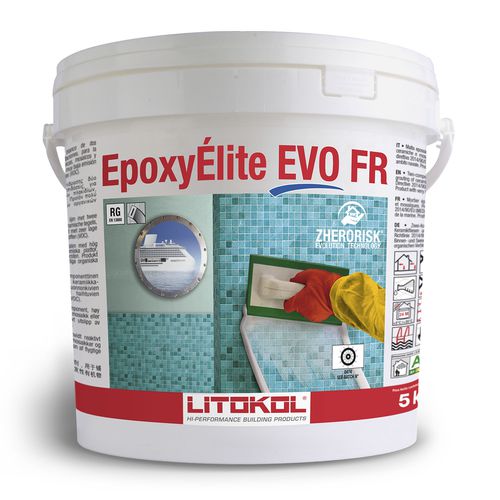 Säurefester Mörtel - EPOXYÉLITE EVO FR - LITOKOL - für Verfugung / Verguss / Spachtel