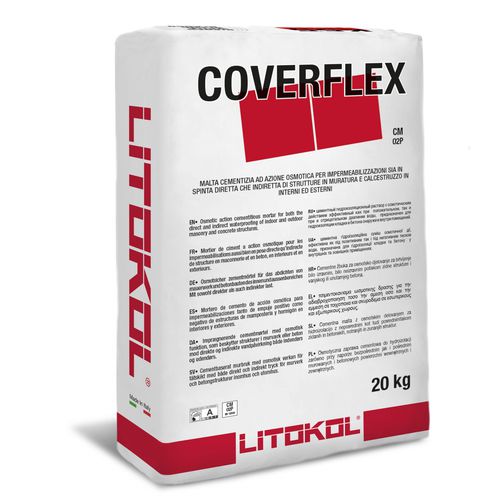 Wasserdichter Mörtel - COVERFLEX - LITOKOL - für Beton / für Mauerwerk / für Estrich