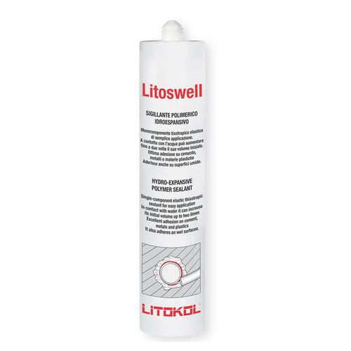 Elastische Dichtungsmasse - LITOSWELL - LITOKOL - auf Polymerbasis / wasserdicht / für Beton