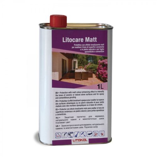 Wasserabweisende Imprägnierung / für Gestein - LITOCARE MATT - LITOKOL - für Fliesen / für Zement / UV-beständig
