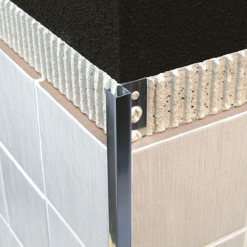 Aluminium-Abschlussprofil - TDP      - LITOKOL - für Fliesen / für Außeneckprofil / L