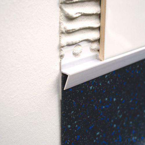 PVC-Trennprofil - EVC & EVU - LITOKOL - für Fliesen / weiß / matt
