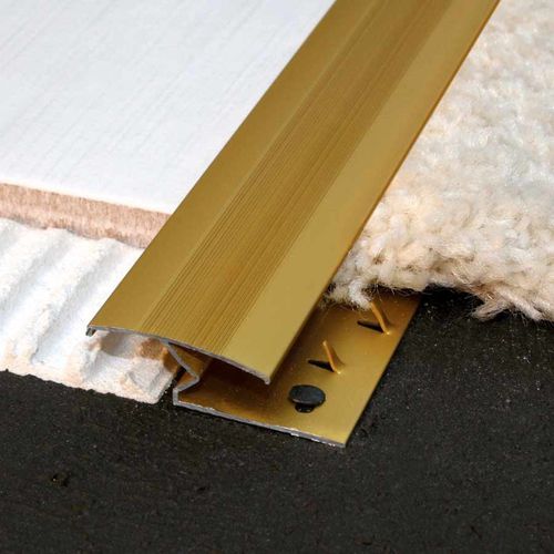 Aluminium-Übergangsprofil - TGA  - LITOKOL - für Teppichböden / Viertelrund / silberfarben