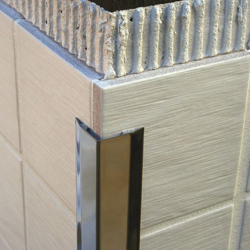 Wandschutz für Eckeinbau - EAS  - LITOKOL - Edelstahl / Dekor