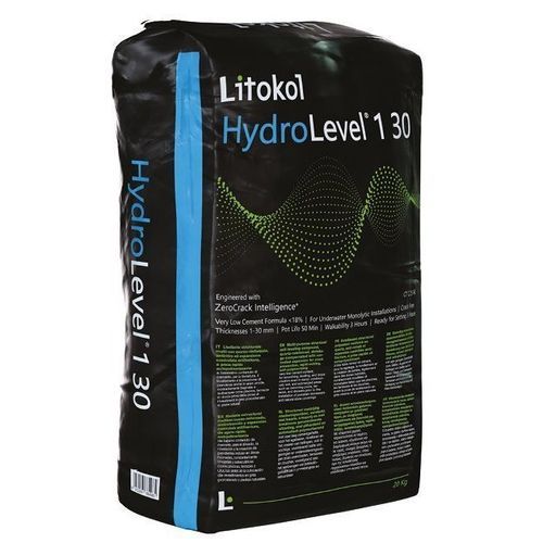 Nachbearbeitungs-Mörtel - HYDROLEVEL&reg; 1-30 - LITOKOL - für Estrich / für Fliesen / für Beton